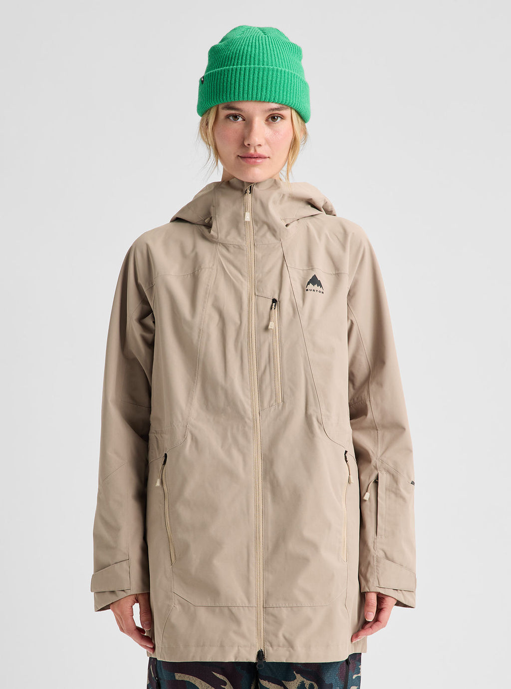 Women's Burton Reserve 2L Jacket - Summit Taupe - Burton Jacket Outerwear - alternate view 3