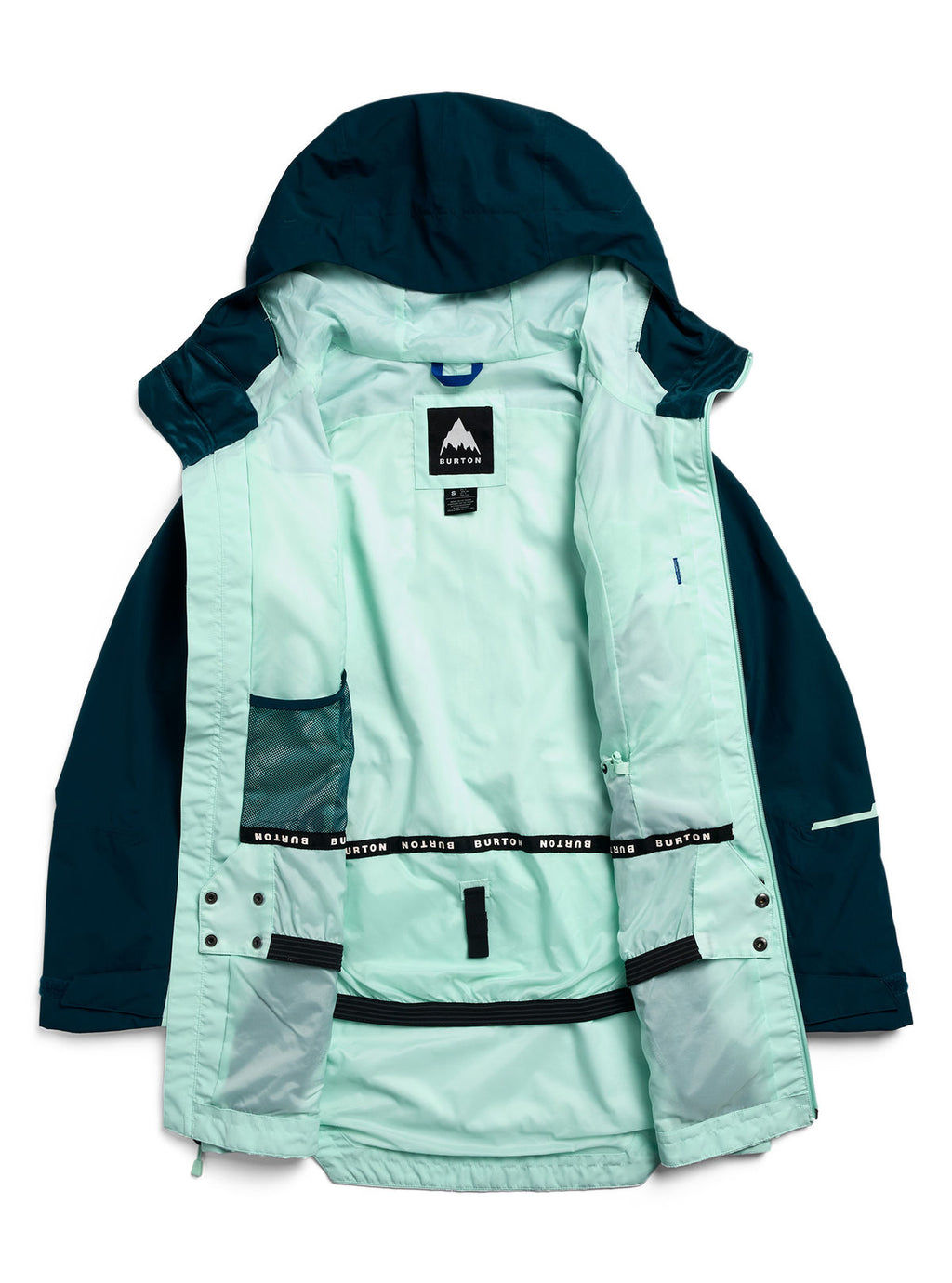 Women's Burton Reserve 2L Jacket - Atlantic Teal/Spring Frost - Burton Jacket Outerwear - alternate view 7