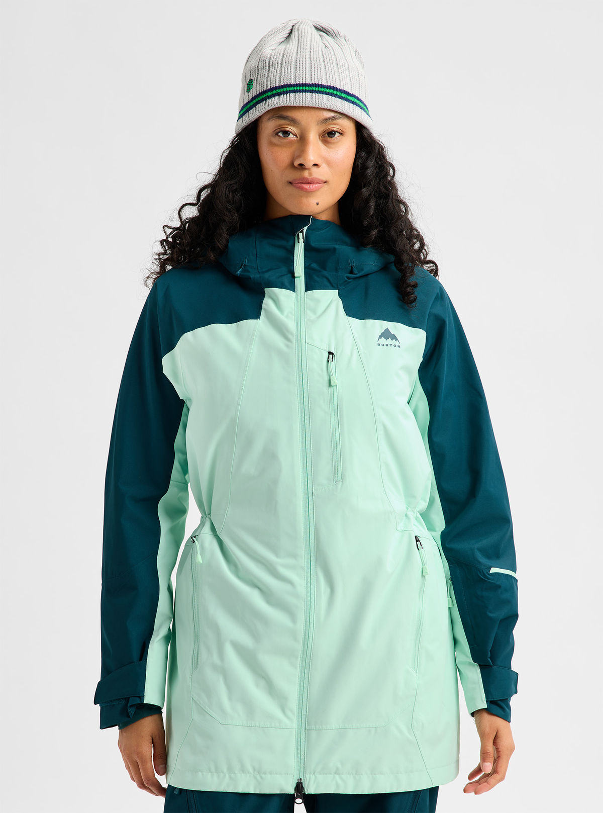 Women's Burton Reserve 2L Jacket - Atlantic Teal/Spring Frost - Burton Jacket Outerwear - alternate view 3