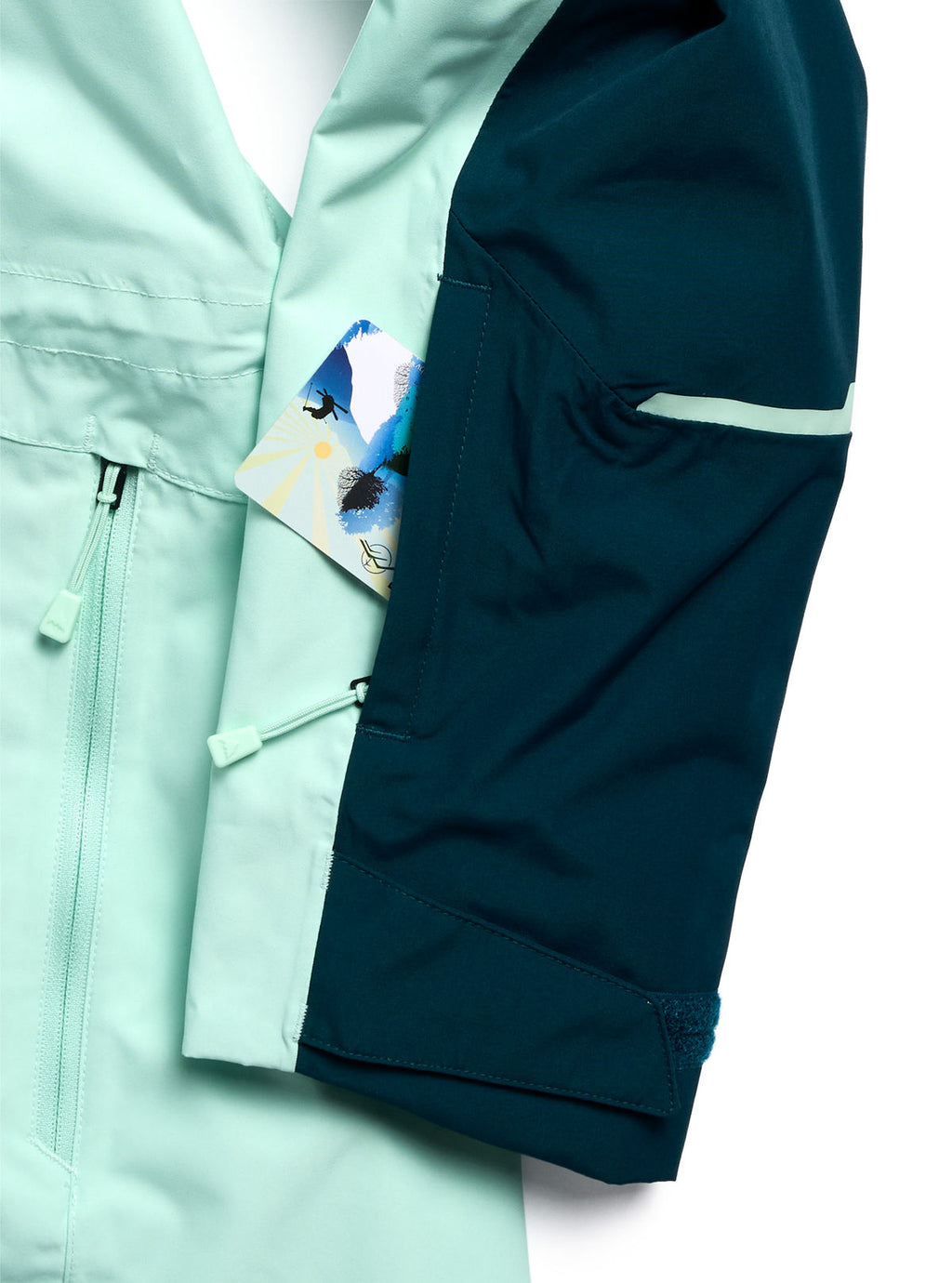 Women's Burton Reserve 2L Jacket - Atlantic Teal/Spring Frost - Burton Jacket Outerwear - alternate view 5