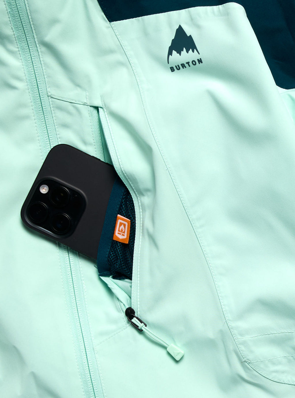Women's Burton Reserve 2L Jacket - Atlantic Teal/Spring Frost - Burton Jacket Outerwear - alternate view 6