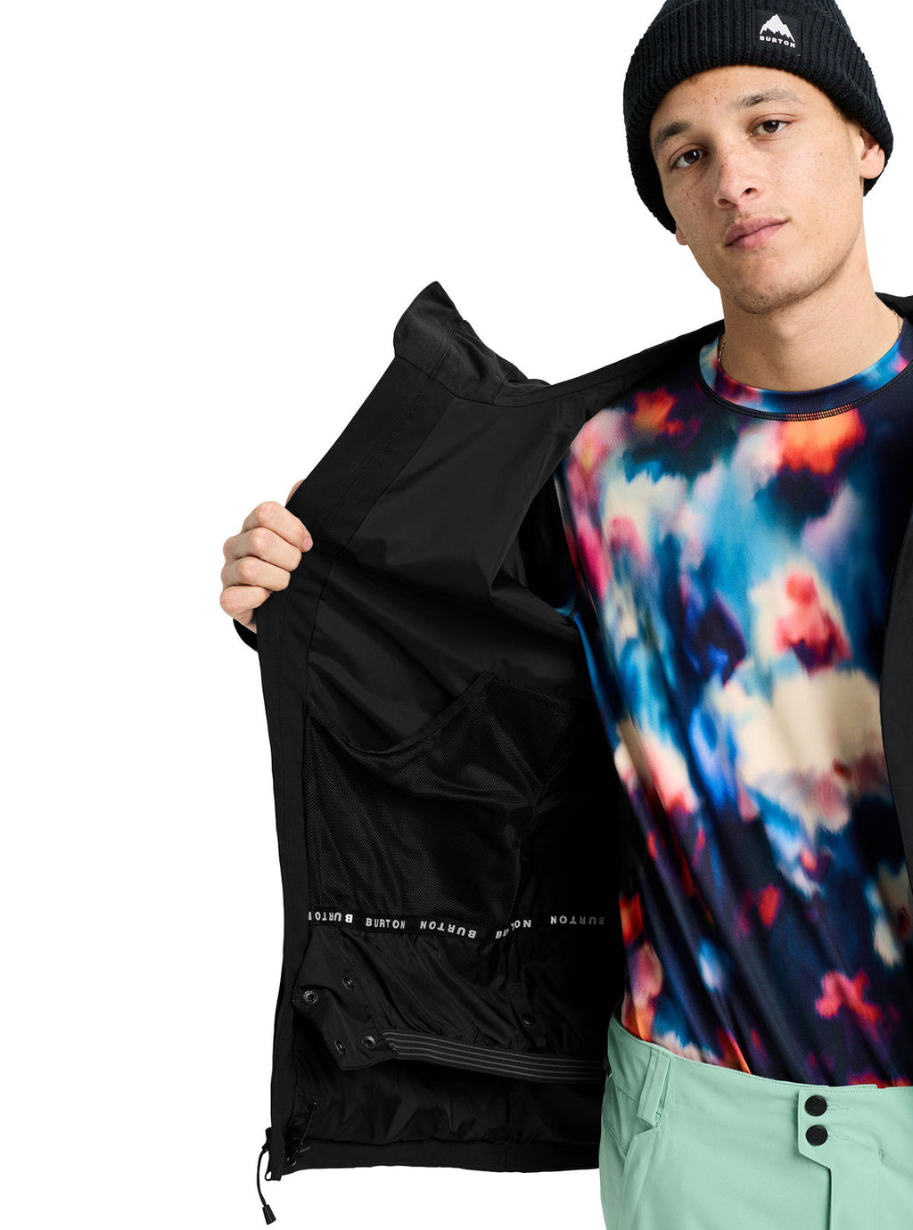 Men's Burton Reserve 2L Stretch Jacket - True Black - Burton Jacket Outerwear - alternate view 9