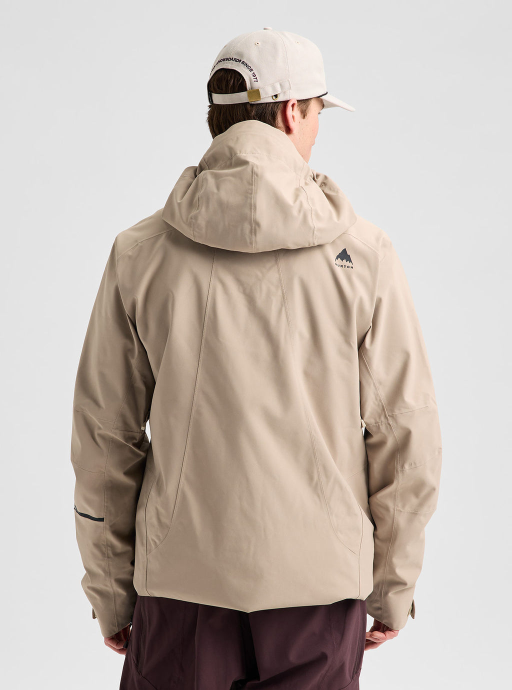 Men's Burton Reserve 2L Stretch Jacket - Summit Taupe - Burton Jacket Outerwear - alternate view 4