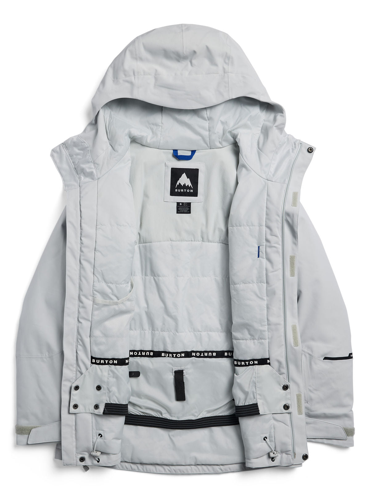 Women's Burton Reserve 2L Insulated Stretch Slim Jacket - Gray Cloud - Burton Jacket Outerwear - alternate view 7