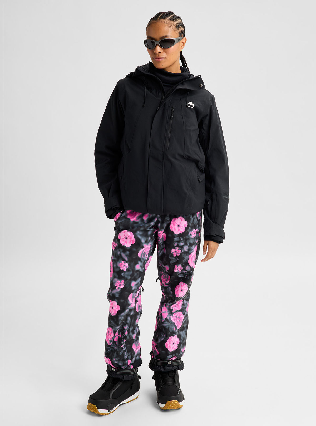 Women's Burton Reserve 2L Insulated Stretch Slim Jacket - True Black - Burton Jacket Outerwear - alternate view 2