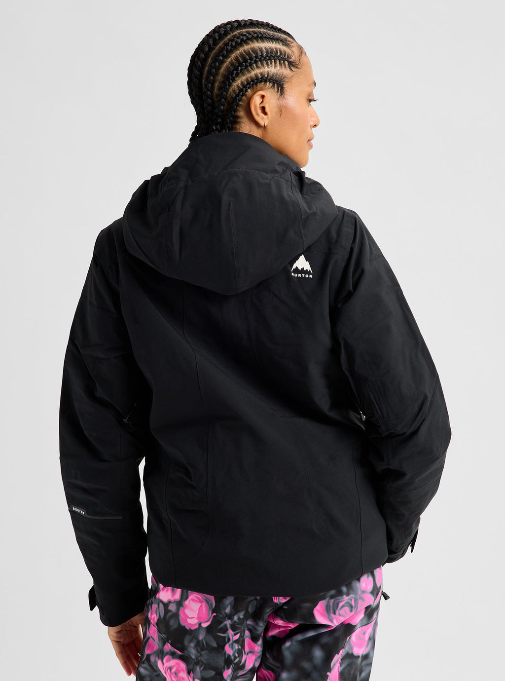 Women's Burton Reserve 2L Insulated Stretch Slim Jacket - True Black - Burton Jacket Outerwear - alternate view 4