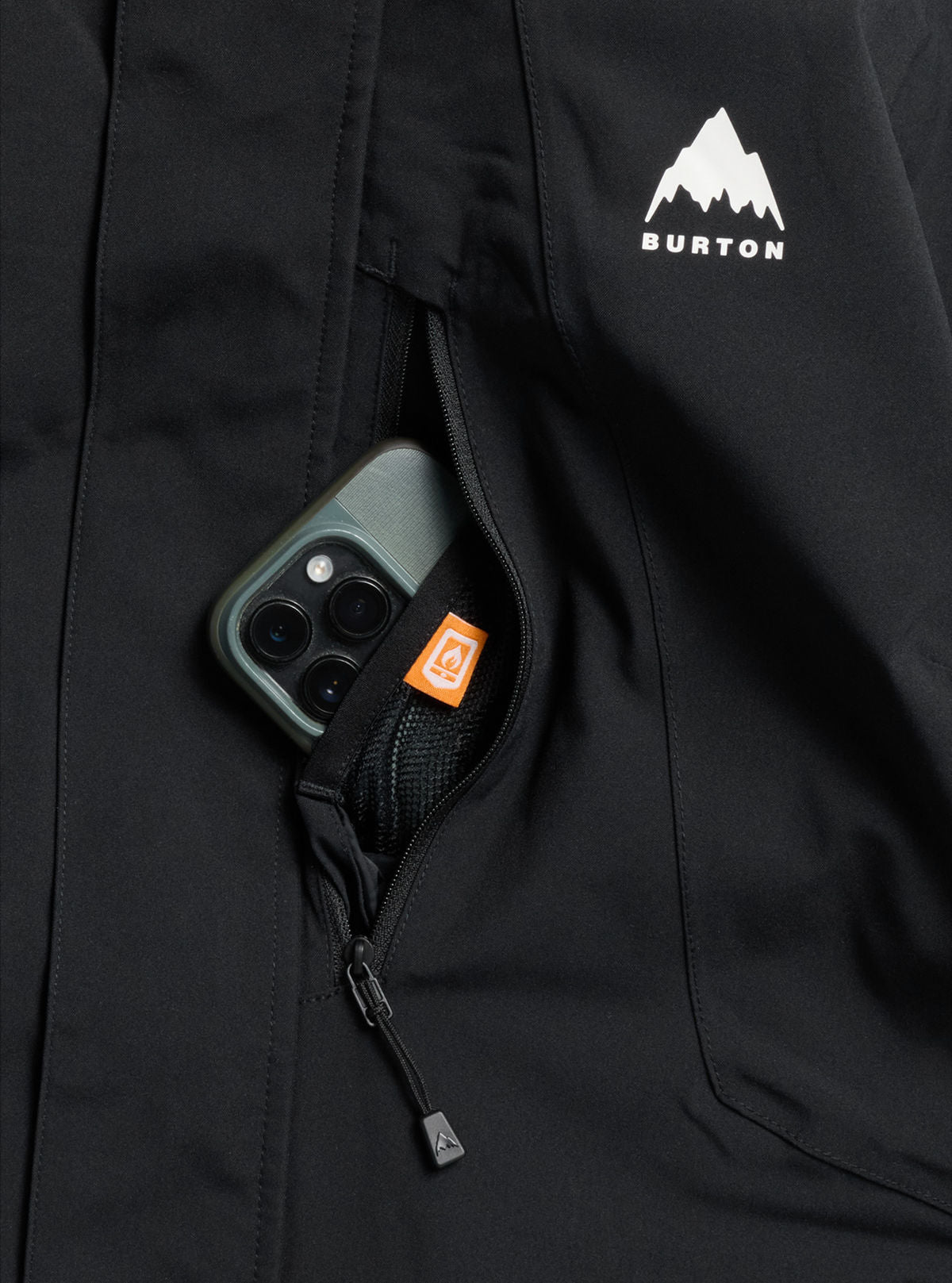 Women's Burton Reserve 2L Insulated Stretch Slim Jacket - True Black - Burton Jacket Outerwear - alternate view 5