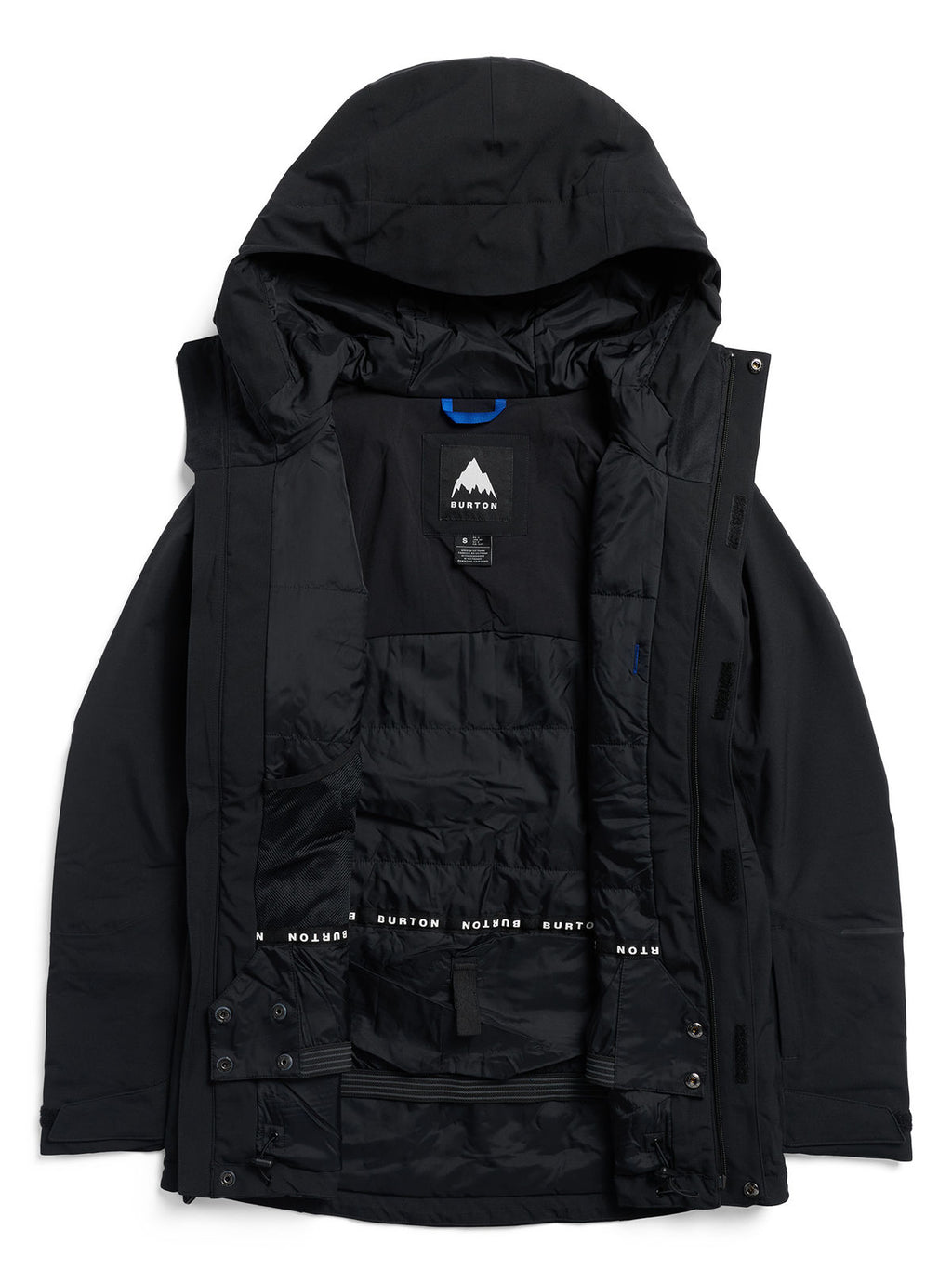 Women's Burton Reserve 2L Insulated Stretch Slim Jacket - True Black - Burton Jacket Outerwear - alternate view 7