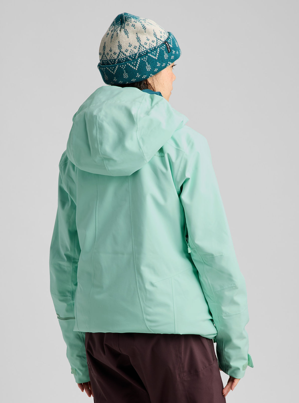 Women's Burton Reserve 2L Insulated Stretch Slim Jacket - Spring Frost - Burton Jacket Outerwear - alternate view 4