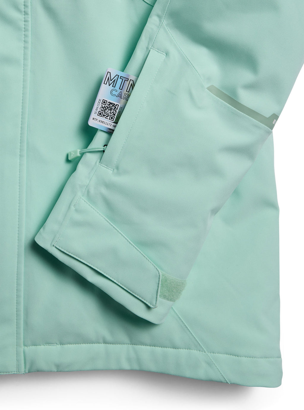 Women's Burton Reserve 2L Insulated Stretch Slim Jacket - Spring Frost - Burton Jacket Outerwear - alternate view 6