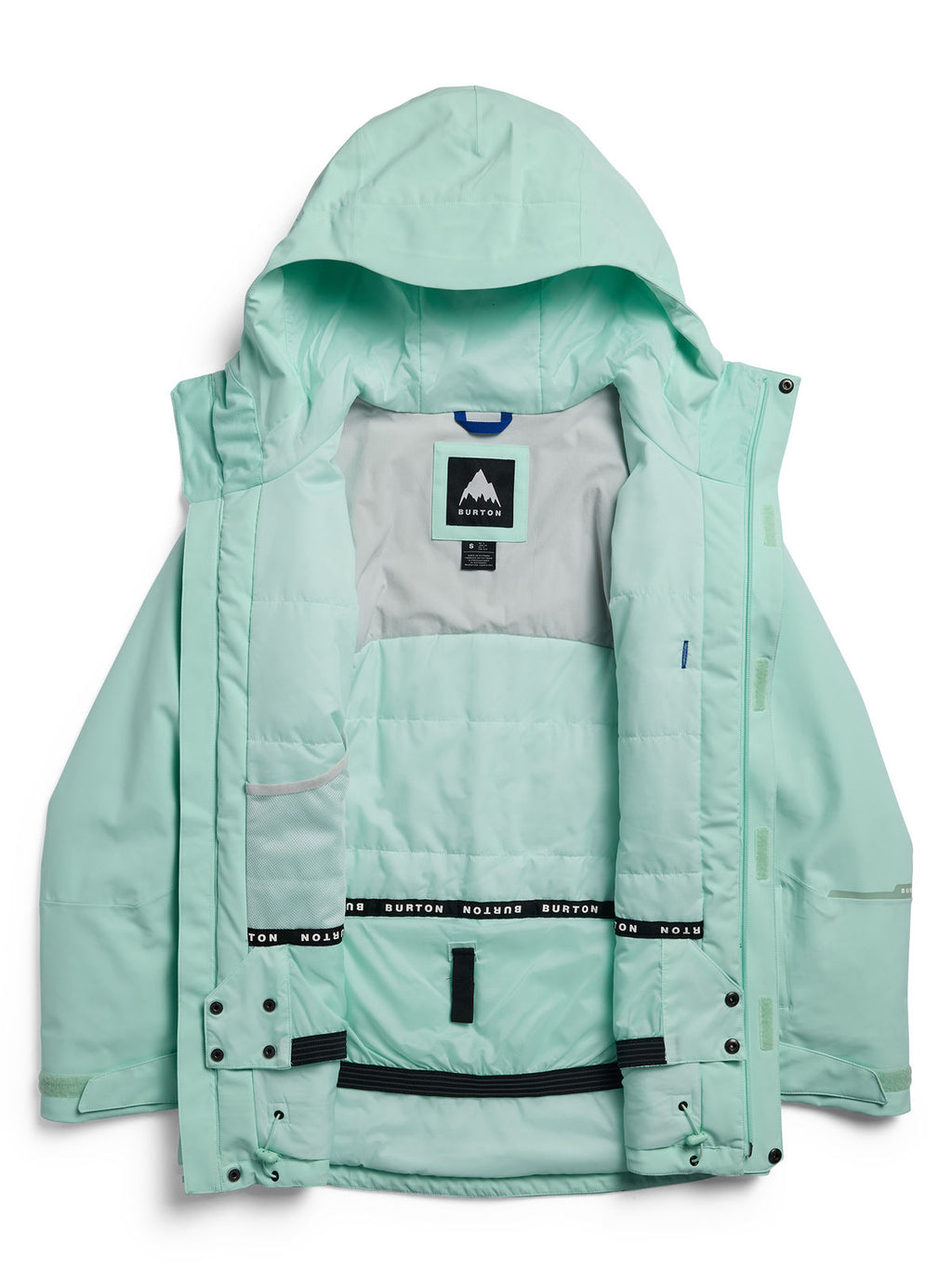 Women's Burton Reserve 2L Insulated Stretch Slim Jacket - Spring Frost - Burton Jacket Outerwear - alternate view 7