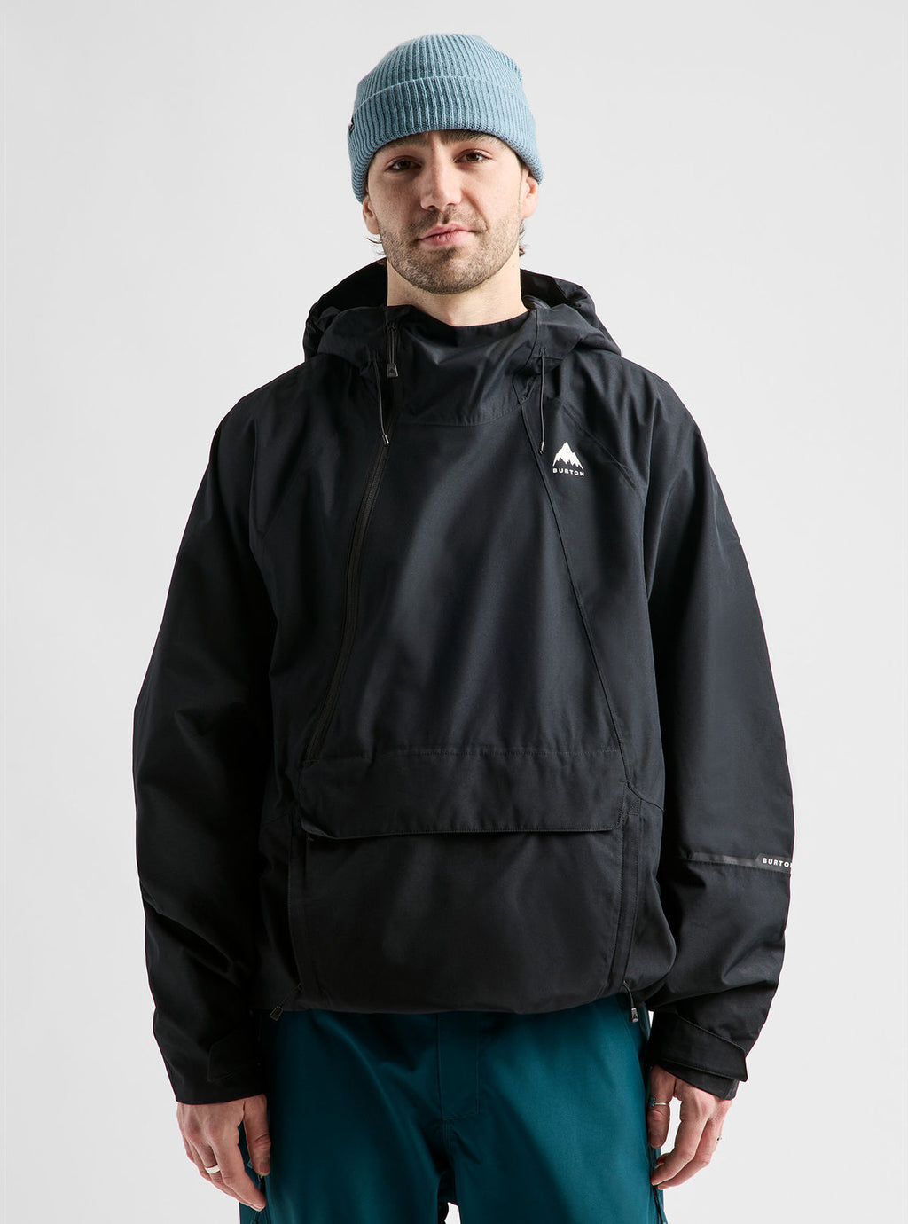 Men's Burton Reserve 2L Relaxed Anorak - True Black - Burton Anorak Outerwear - alternate view 3