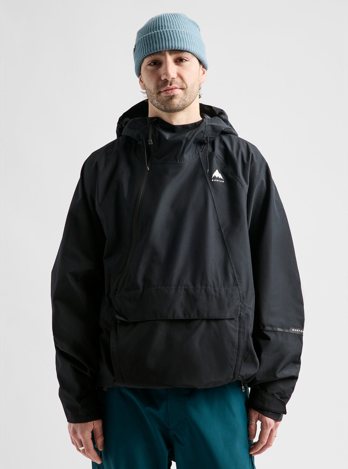 Men's Burton Reserve 2L Relaxed Anorak - True Black - Burton Anorak Outerwear - alternate view 3