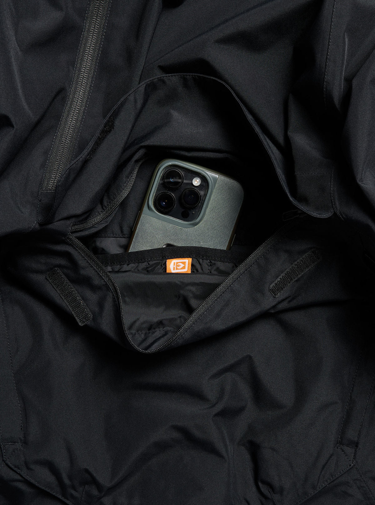 Men's Burton Reserve 2L Relaxed Anorak - True Black - Burton Anorak Outerwear - alternate view 6