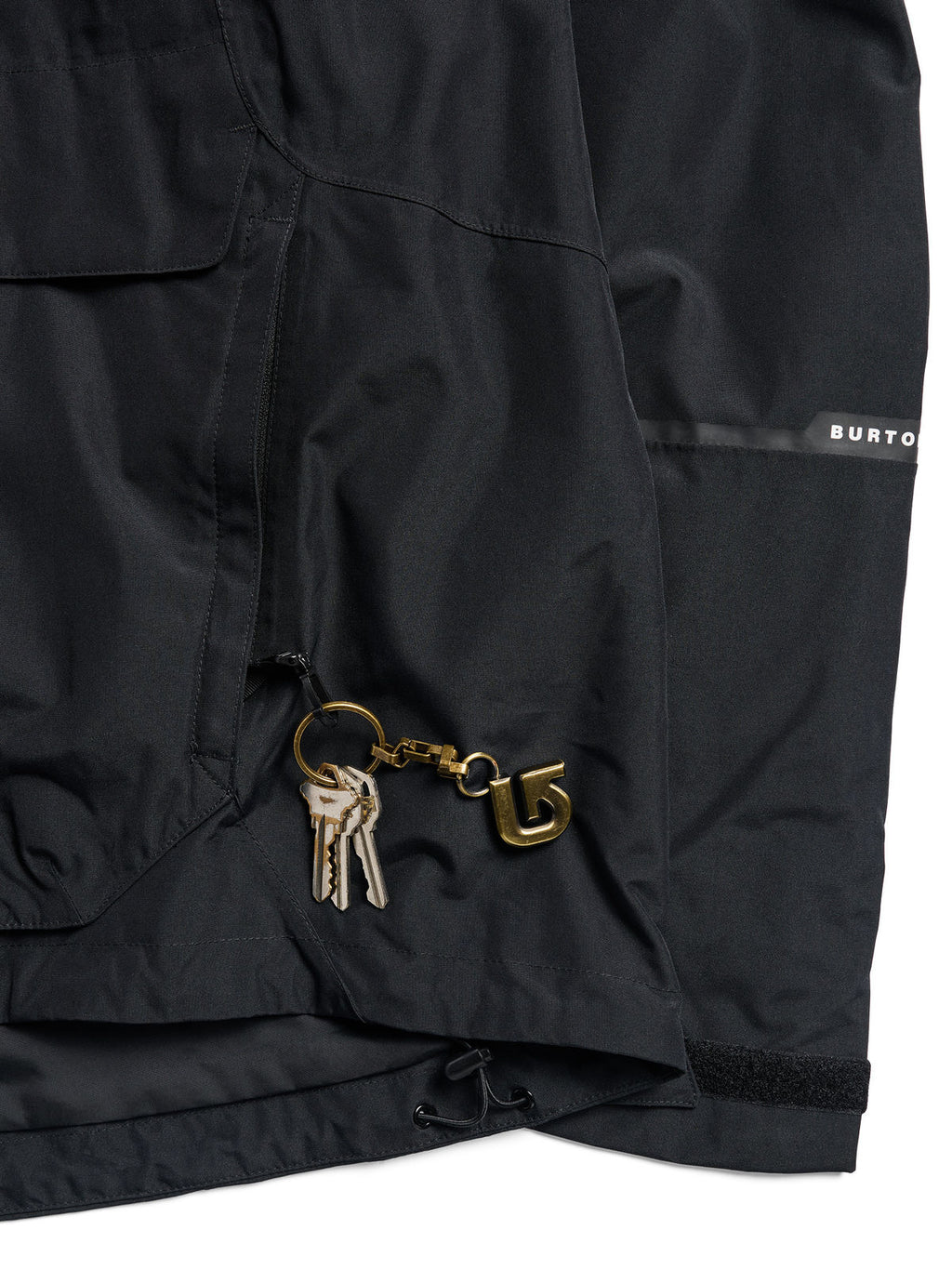 Men's Burton Reserve 2L Relaxed Anorak - True Black - Burton Anorak Outerwear - alternate view 8