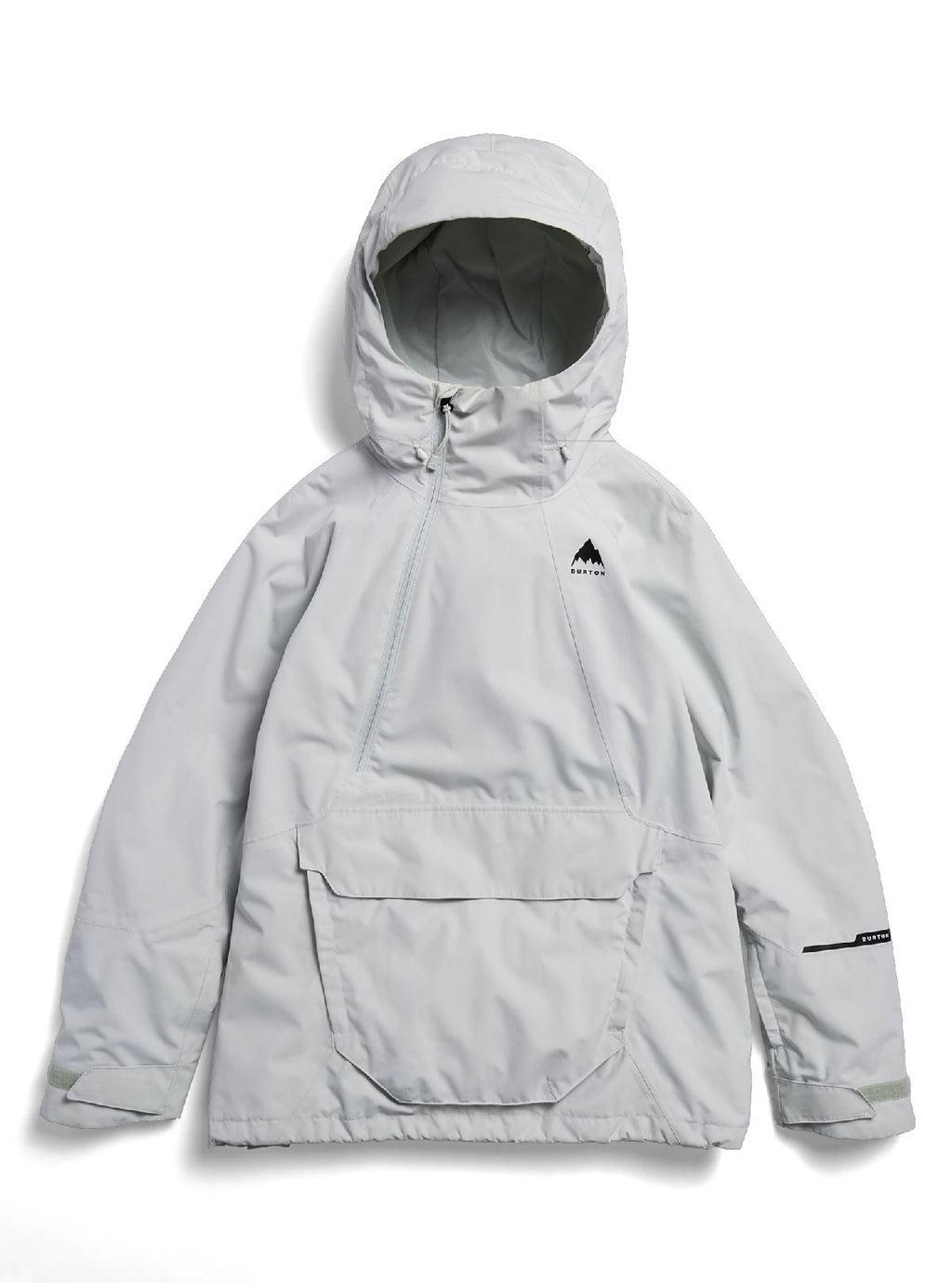 Women's Burton Reserve 2L Relaxed Anorak - Gray Cloud - Burton Anorak Outerwear