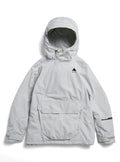 Women's Burton Reserve 2L Relaxed Anorak - Gray Cloud - Burton Anorak Outerwear