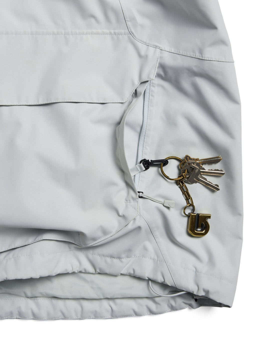 Women's Burton Reserve 2L Relaxed Anorak - Gray Cloud - Burton Anorak Outerwear - alternate view 7
