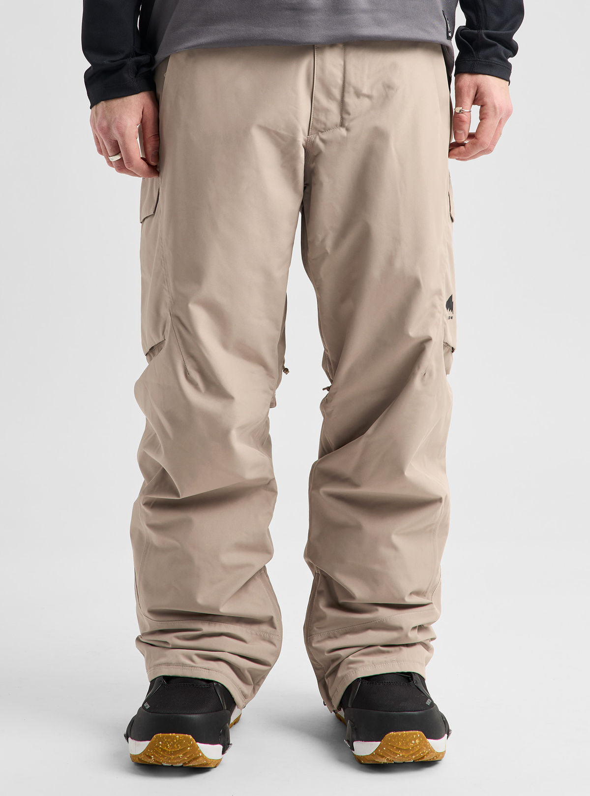 Men's Burton Reserve 2L Insulated Pants - Summit Taupe - Burton Pants Outerwear - alternate view 3