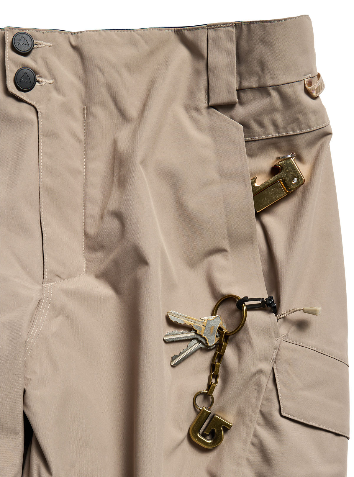 Men's Burton Reserve 2L Insulated Pants - Summit Taupe - Burton Pants Outerwear - alternate view 6