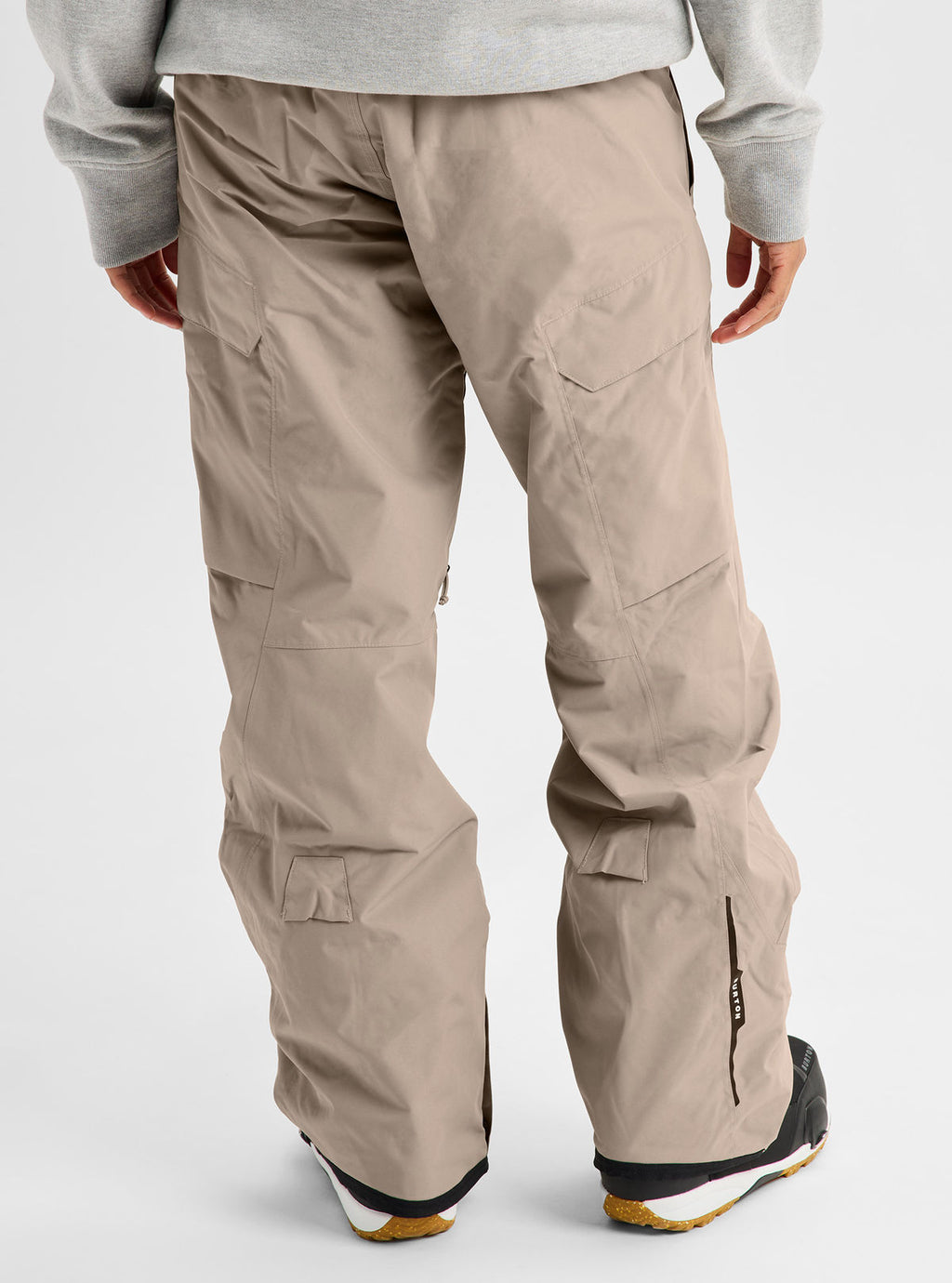 Women's Burton Reserve 2L Insulated Pants - Summit Taupe - Burton Pants Outerwear - alternate view 4