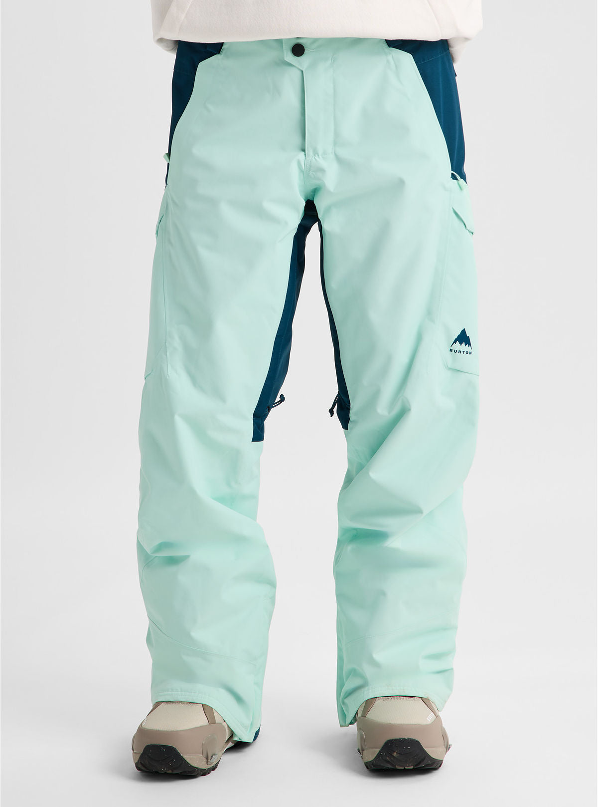Women's Burton Reserve 2L Insulated Pants - Spring Frost/Atlantic Teal - Burton Pants Outerwear - alternate view 3