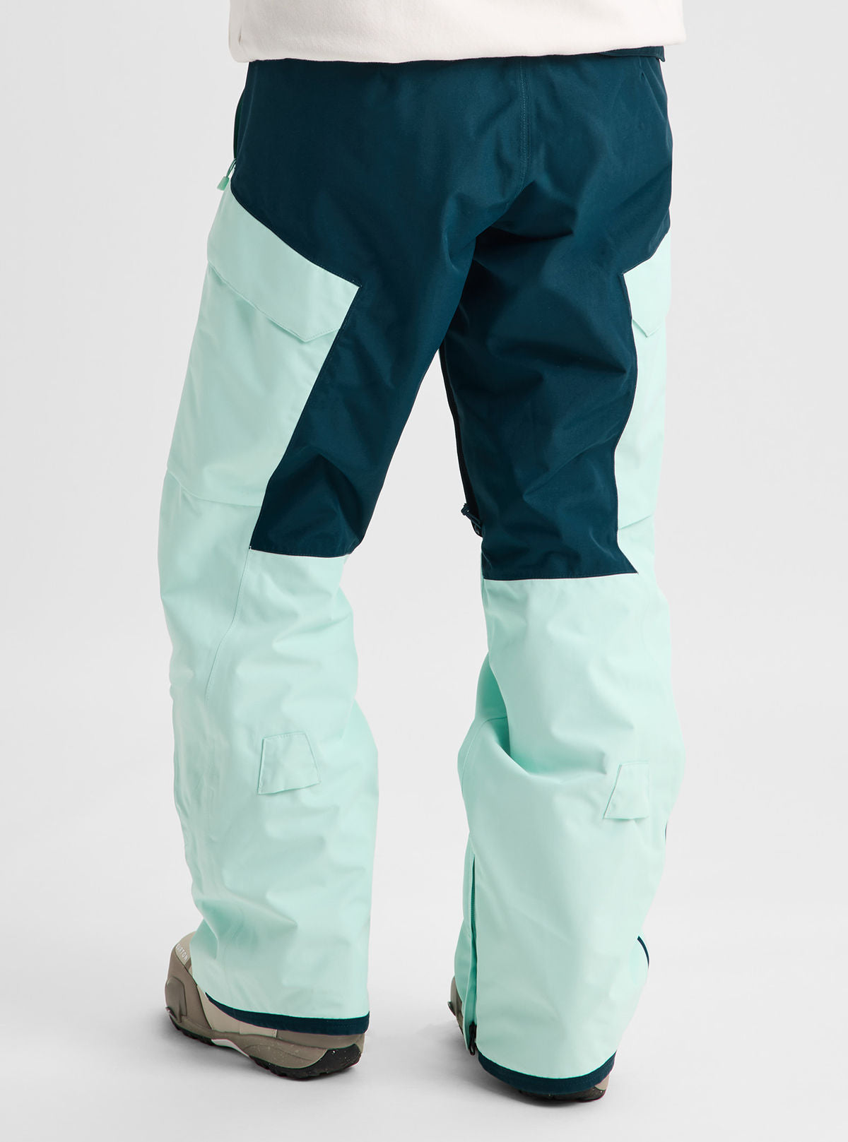 Women's Burton Reserve 2L Insulated Pants - Spring Frost/Atlantic Teal - Burton Pants Outerwear - alternate view 4