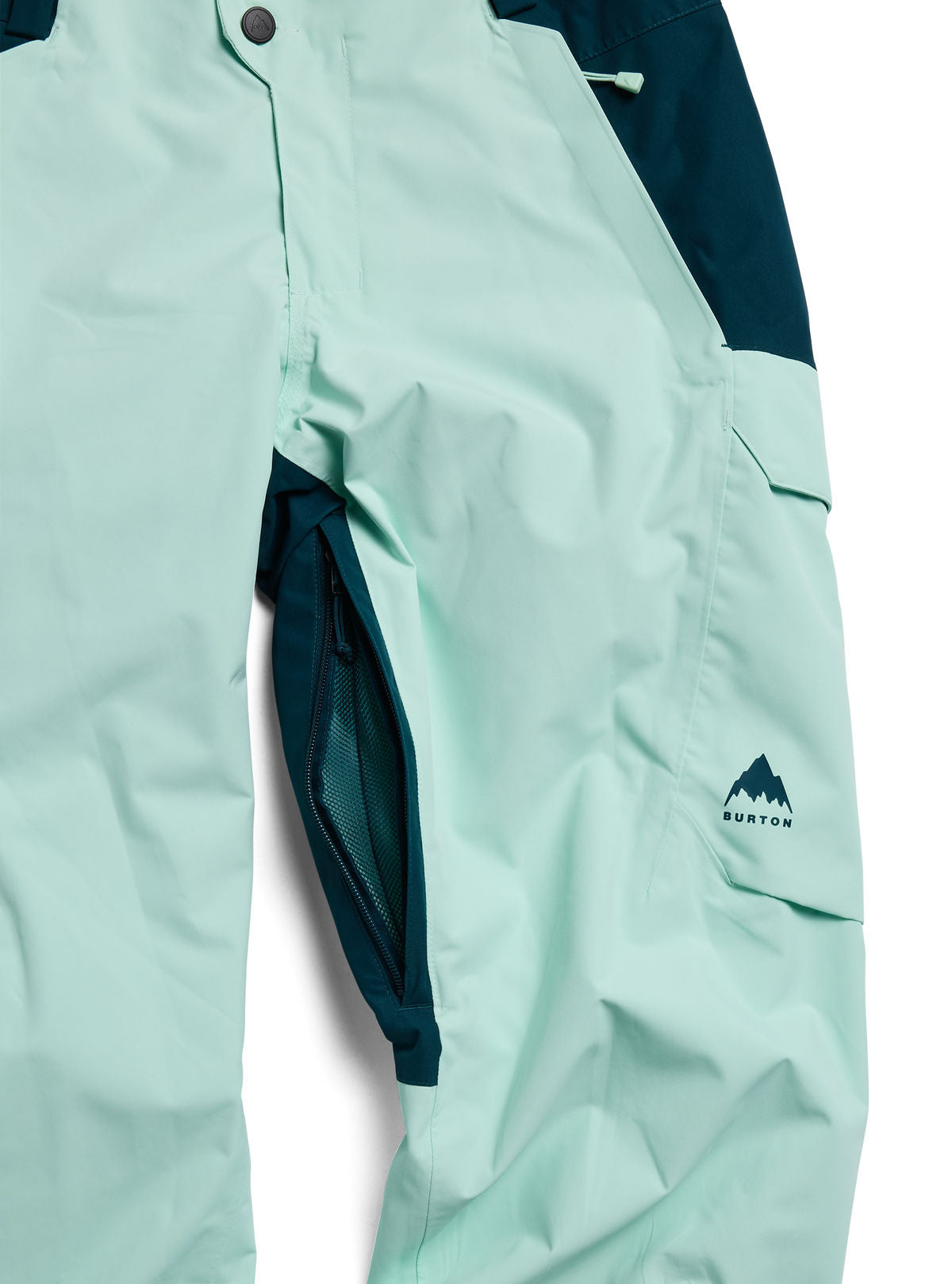 Women's Burton Reserve 2L Insulated Pants - Spring Frost/Atlantic Teal - Burton Pants Outerwear - alternate view 5