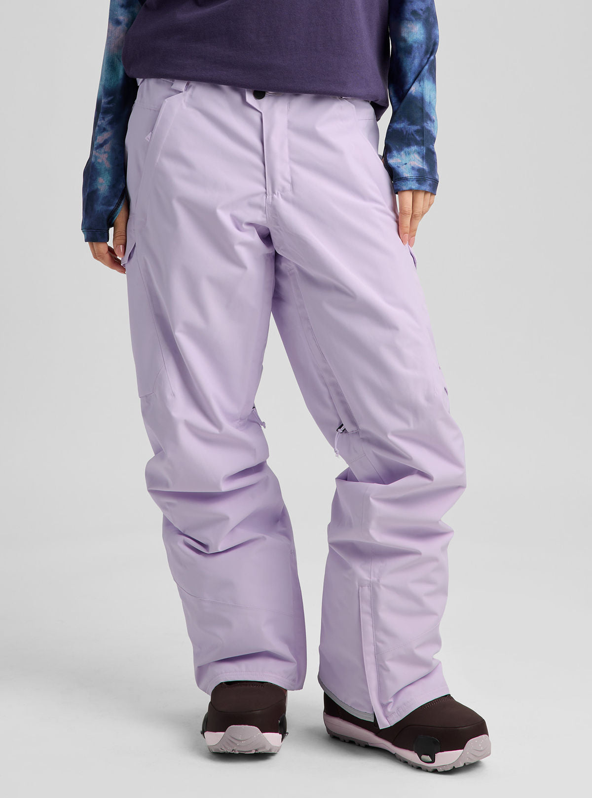 Women's Burton Reserve 2L Insulated Pants - Moondust Purple - Burton Pants Outerwear - alternate view 3