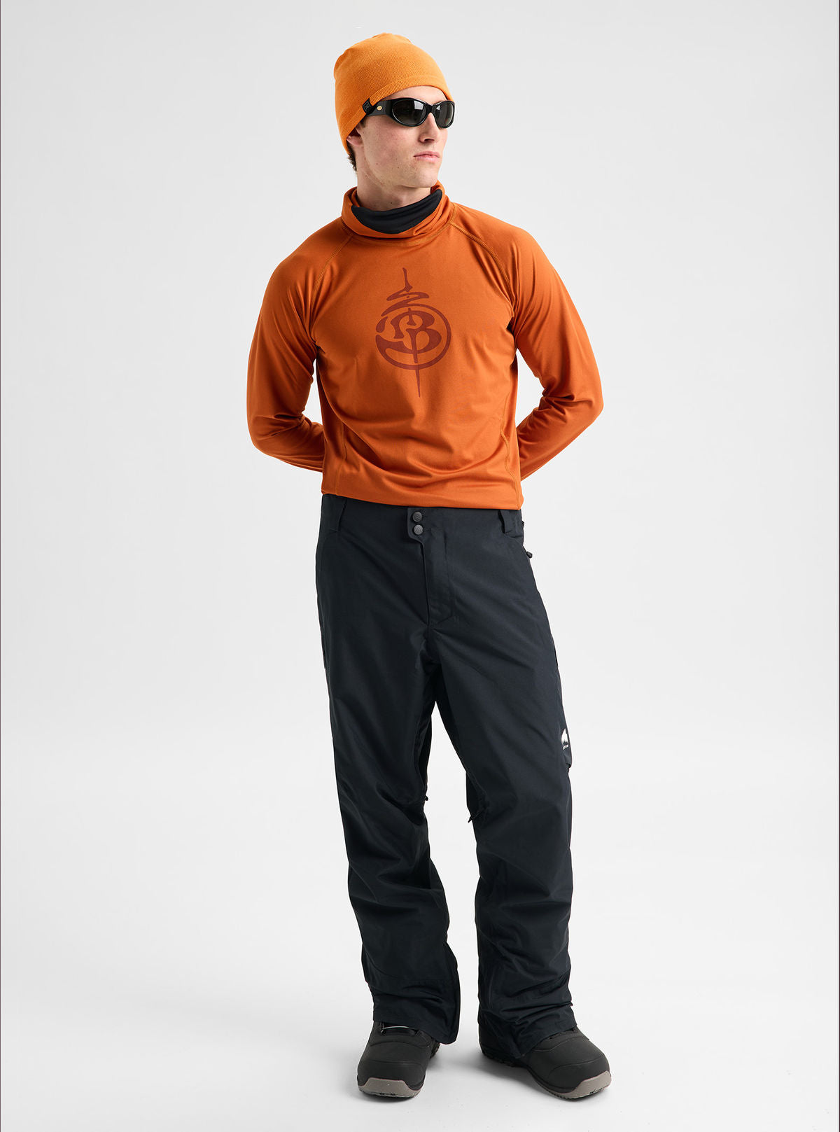 Men's Burton Reserve 2L Pants - True Black - Burton Pants Outerwear - alternate view 2