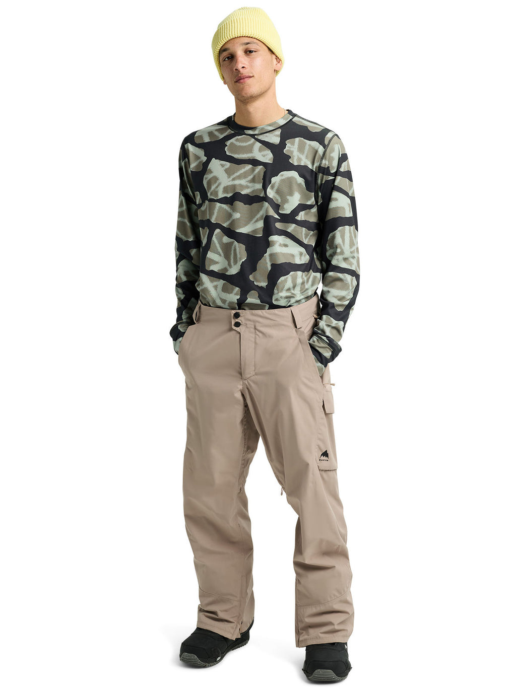 Men's Burton Reserve 2L Pants - Summit Taupe - Burton Pants Outerwear - alternate view 9