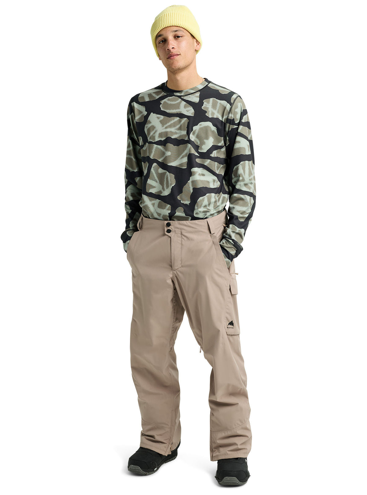 Men's Burton Reserve 2L Pants - Summit Taupe - Burton Pants Outerwear - alternate view 9