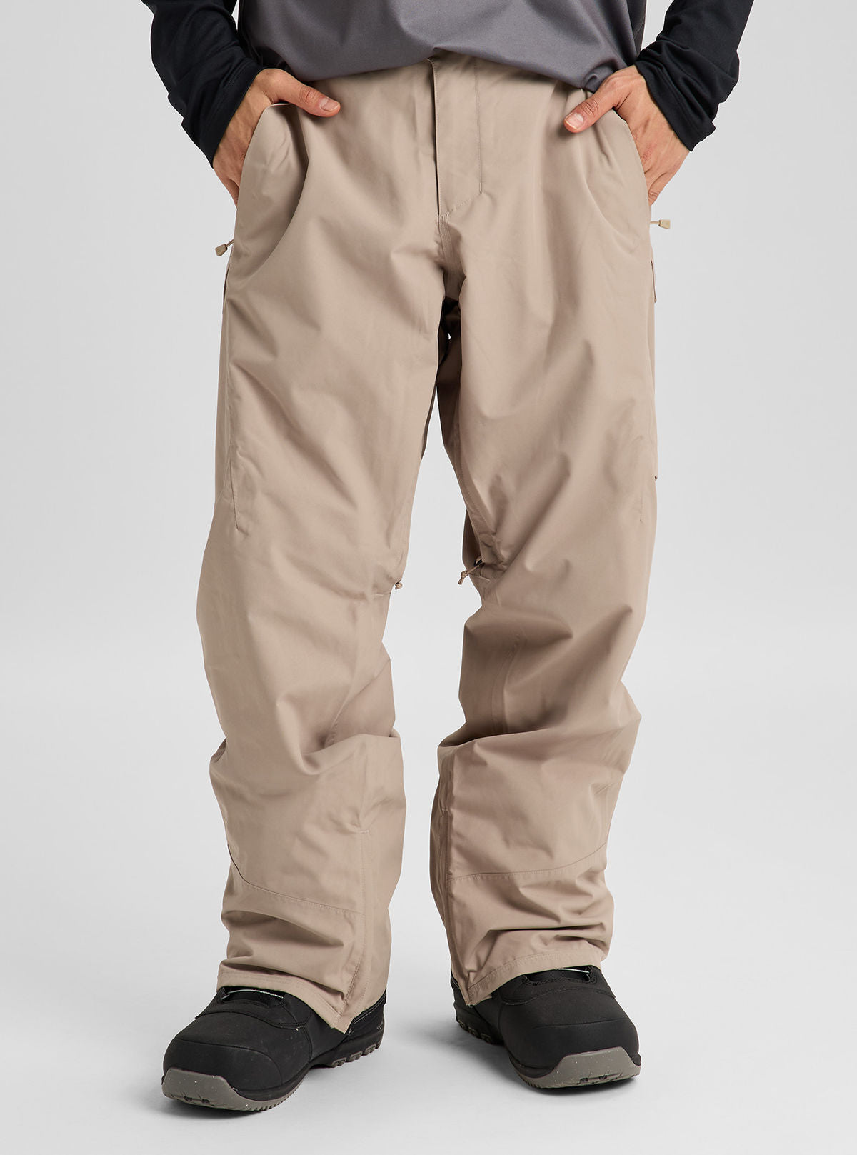 Men's Burton Reserve 2L Pants - Summit Taupe - Burton Pants Outerwear - alternate view 3