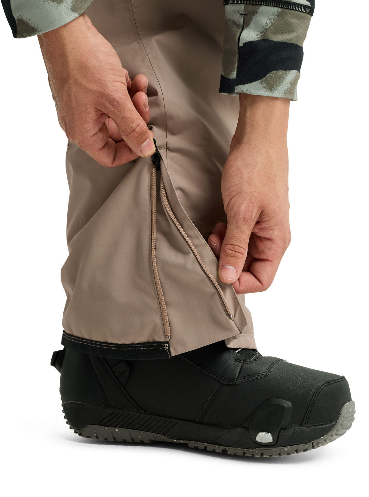 Men's Burton Reserve 2L Pants - Summit Taupe - Burton Pants Outerwear - alternate view 15