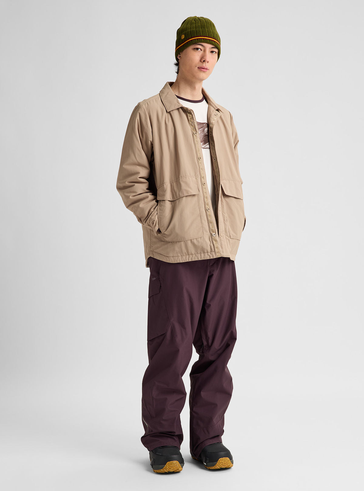 Men's Burton Reserve 2L Pants - Bear Hug Brown - Burton Pants Outerwear - alternate view 2