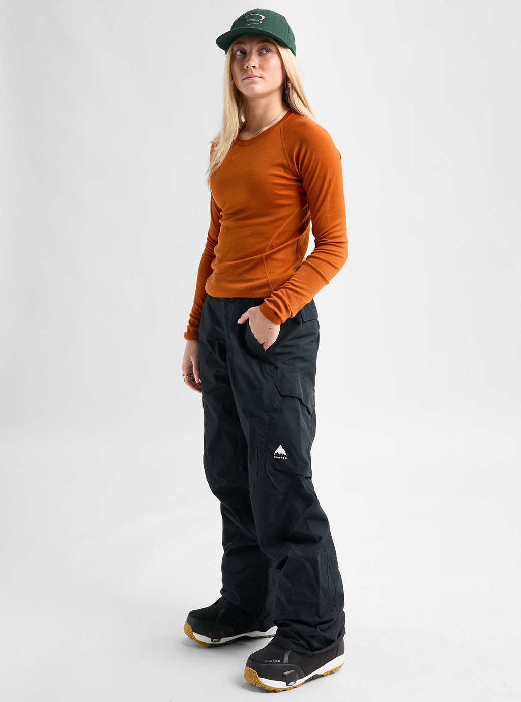 Women's Burton Reserve 2L Pants - True Black - Burton Pants Outerwear - alternate view 2