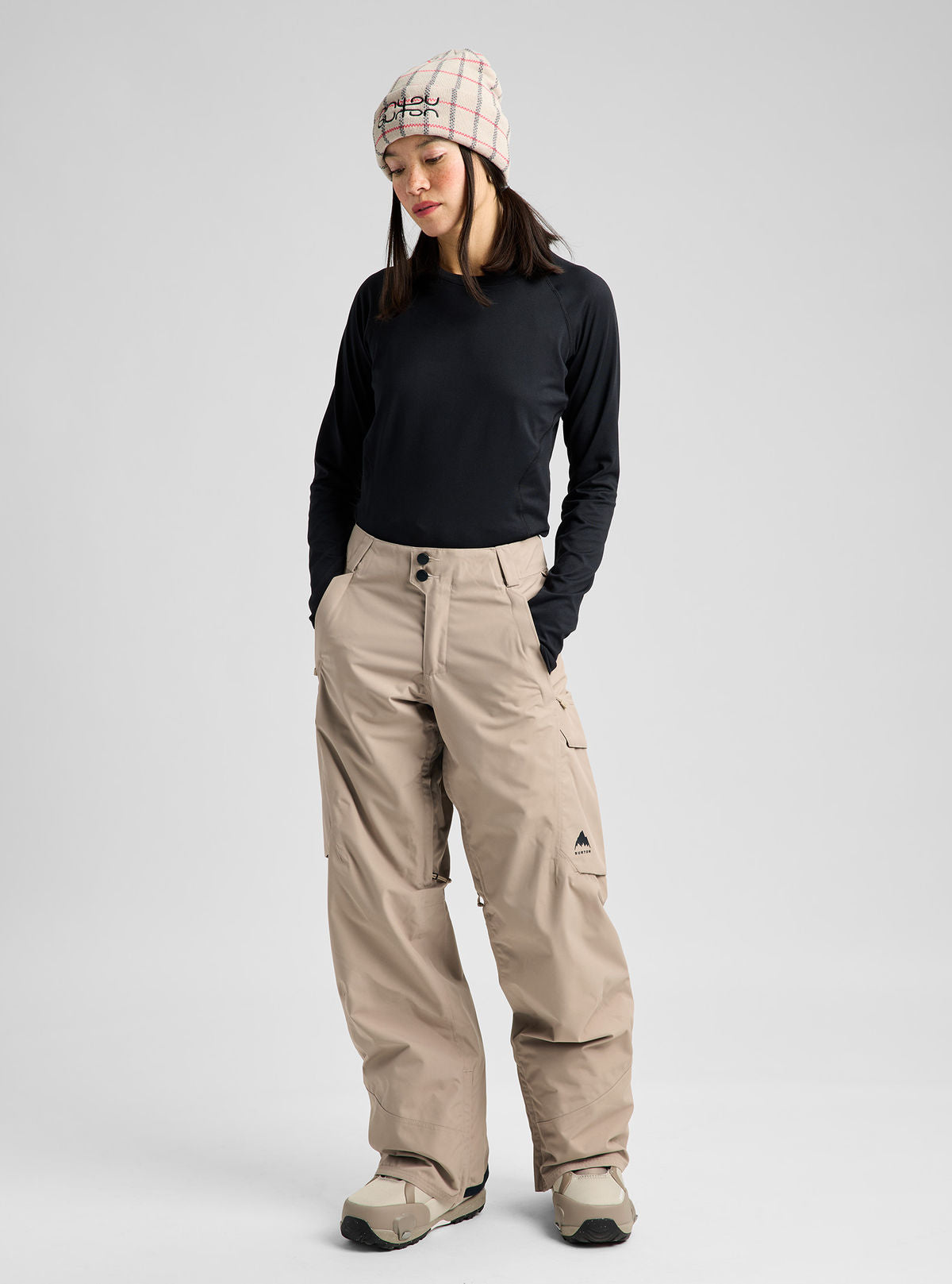 Women's Burton Reserve 2L Pants - Summit Taupe - Burton Pants Outerwear - alternate view 2