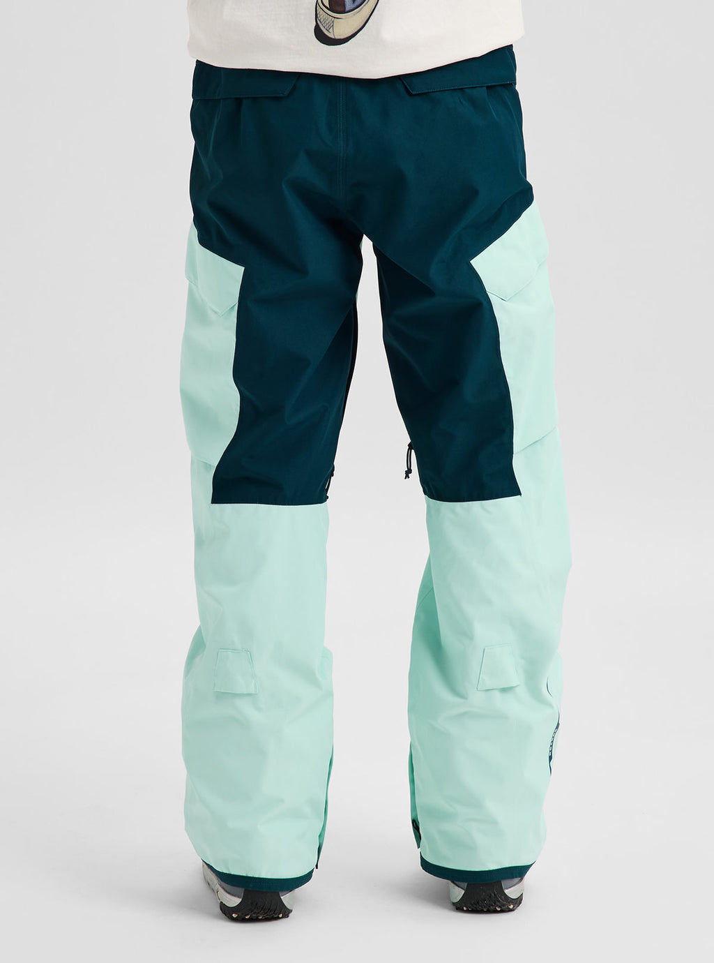 Women's Burton Reserve 2L Pants - Spring Frost/Atlantic Teal - Burton Pants Outerwear - alternate view 4