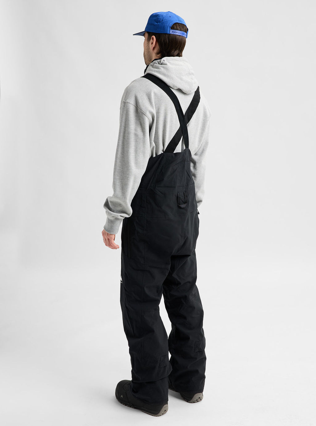 Men's Burton Reserve 2L Stretch Bib Pants - True Black - Burton Bibs Outerwear - alternate view 4