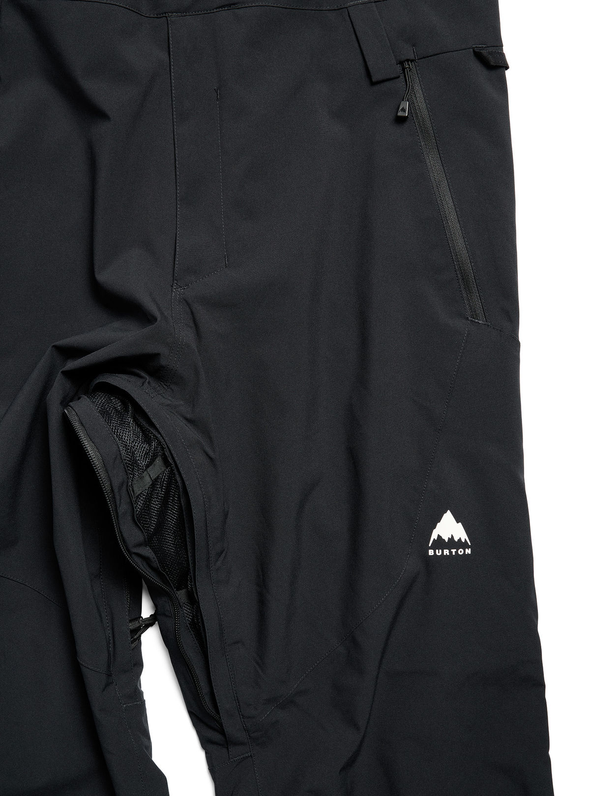 Men's Burton Reserve 2L Stretch Bib Pants - True Black - Burton Bibs Outerwear - alternate view 5