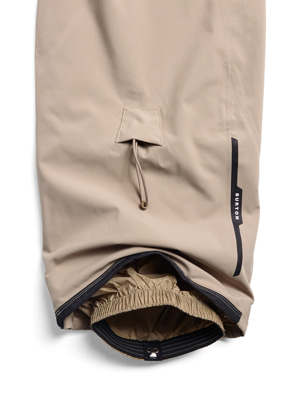 Men's Burton Reserve 2L Stretch Bib Pants - Summit Taupe - Burton Bibs Outerwear - alternate view 9