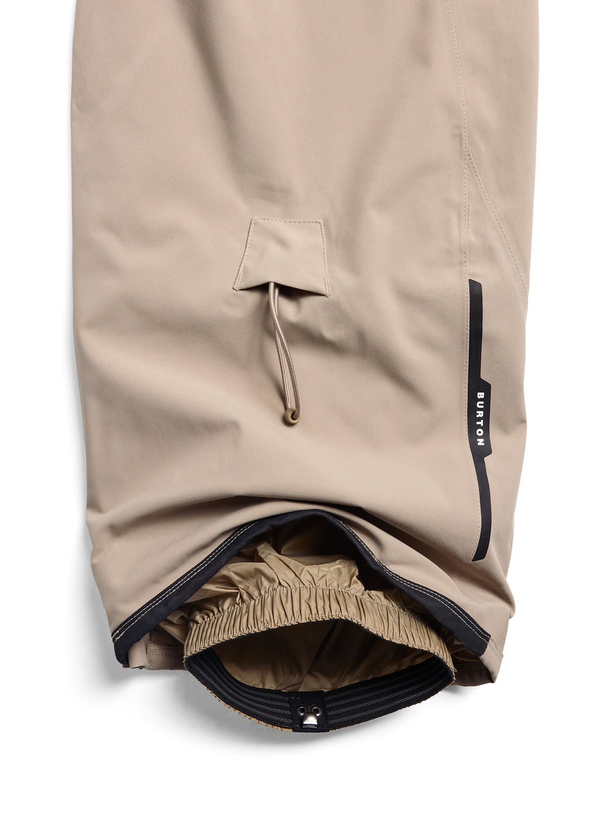 Men's Burton Reserve 2L Stretch Bib Pants - Summit Taupe - Burton Bibs Outerwear - alternate view 9