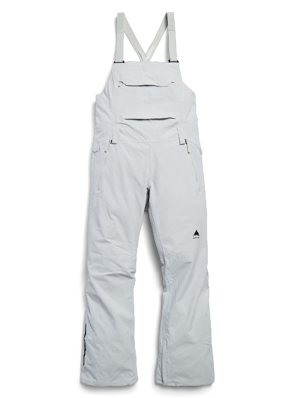 Women's Burton Reserve 2L Stretch Bib Pants - Gray Cloud - Burton Bibs Outerwear