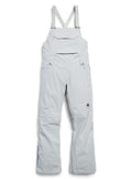 Women's Burton Reserve 2L Stretch Bib Pants - Gray Cloud Regular - Burton Bibs Outerwear