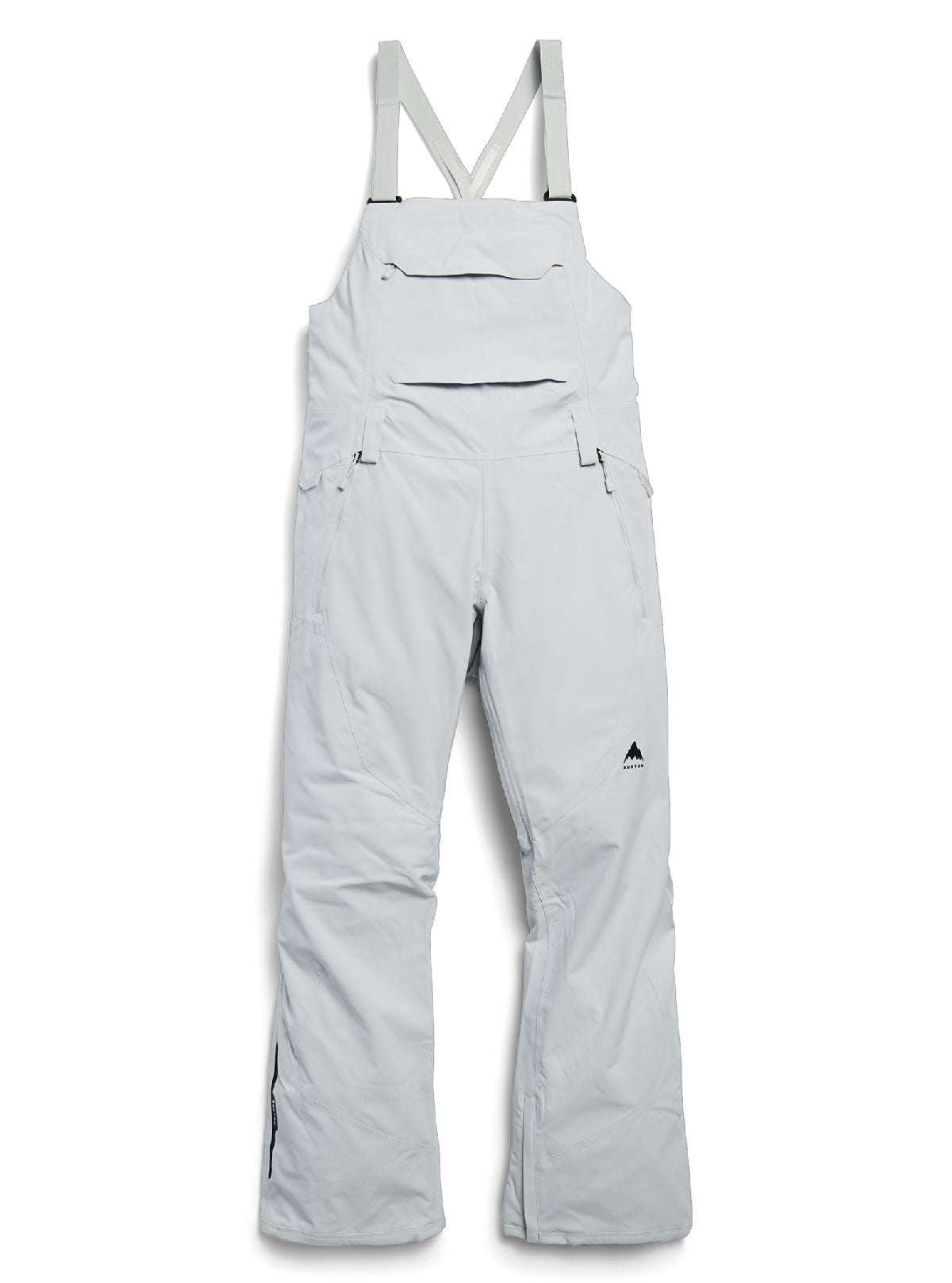 Women's Burton Reserve 2L Stretch Bib Pants - Gray Cloud - Burton Bibs Outerwear