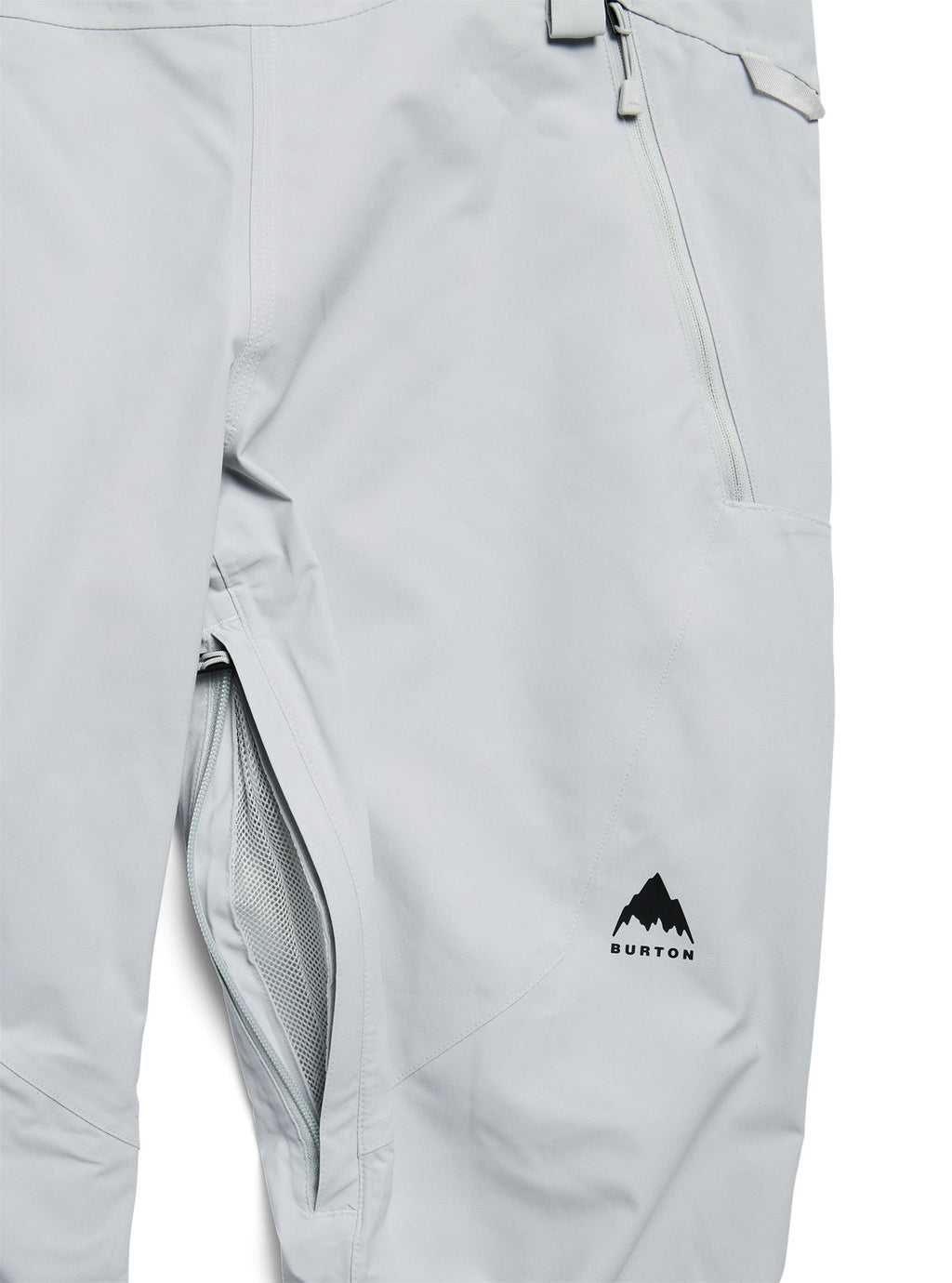 Women's Burton Reserve 2L Stretch Bib Pants - Gray Cloud - Burton Bibs Outerwear - alternate view 5