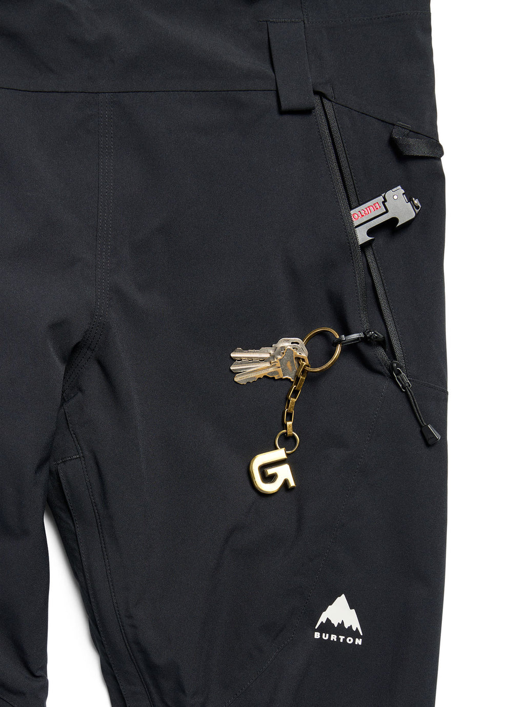 Women's Burton Reserve 2L Stretch Bib Pants - True Black - Burton Bibs Outerwear - alternate view 6