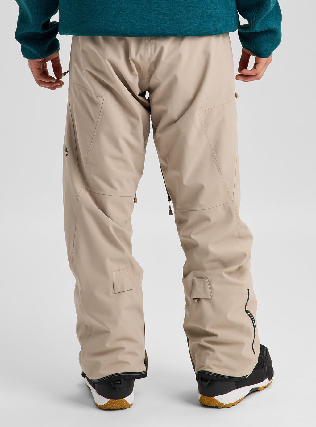 Men's Burton Reserve 2L Stretch Pants - Summit Taupe - Burton Pants Outerwear - alternate view 4