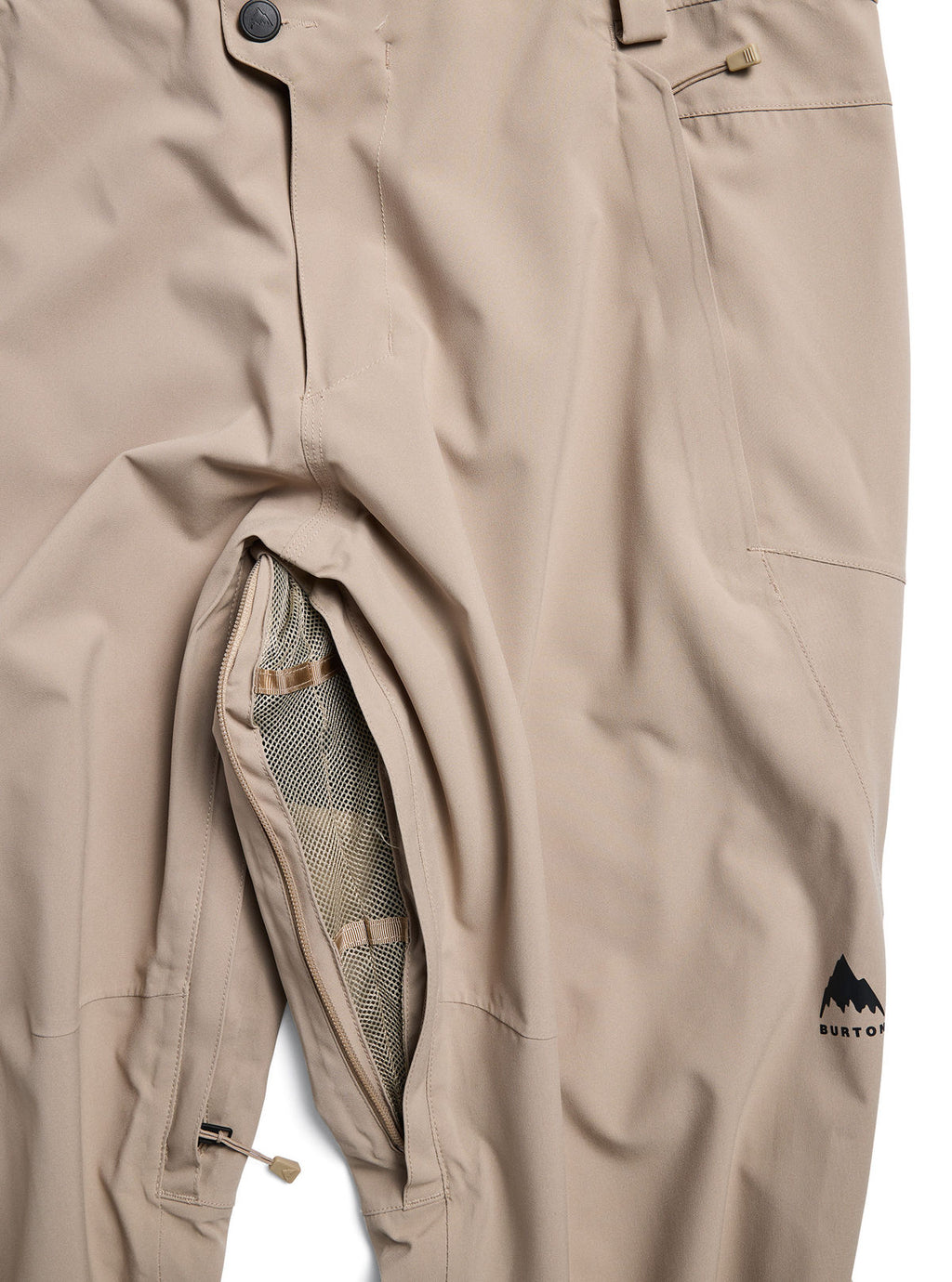 Men's Burton Reserve 2L Stretch Pants - Summit Taupe - Burton Pants Outerwear - alternate view 5