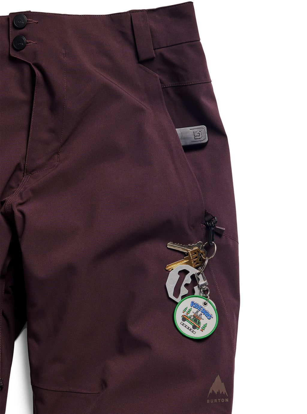 Men's Burton Reserve 2L Stretch Pants - Bear Hug Brown - Burton Pants Outerwear - alternate view 6